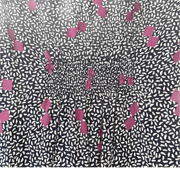 Urban Outfitters Pins and Needles Blue Purple Ruffle Button Front Dress Small - Picture 5 of 8